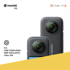 CYBERHUB Insta360 X3 Action Camera