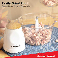 [OPEN BOX] Kazumi KZ-102 Electric Meat Grinder 2L 300W - Alabaster White