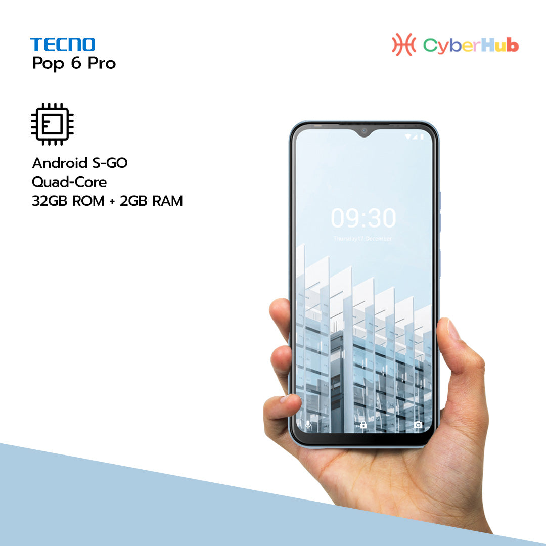 CYBERHUB Tecno Pop 6 Pro  (2GB/32GB)