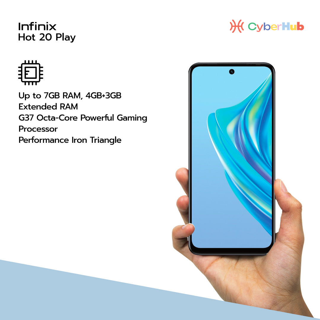 CYBERHUB Infinix Hot 20 Play (4GB/128GB)