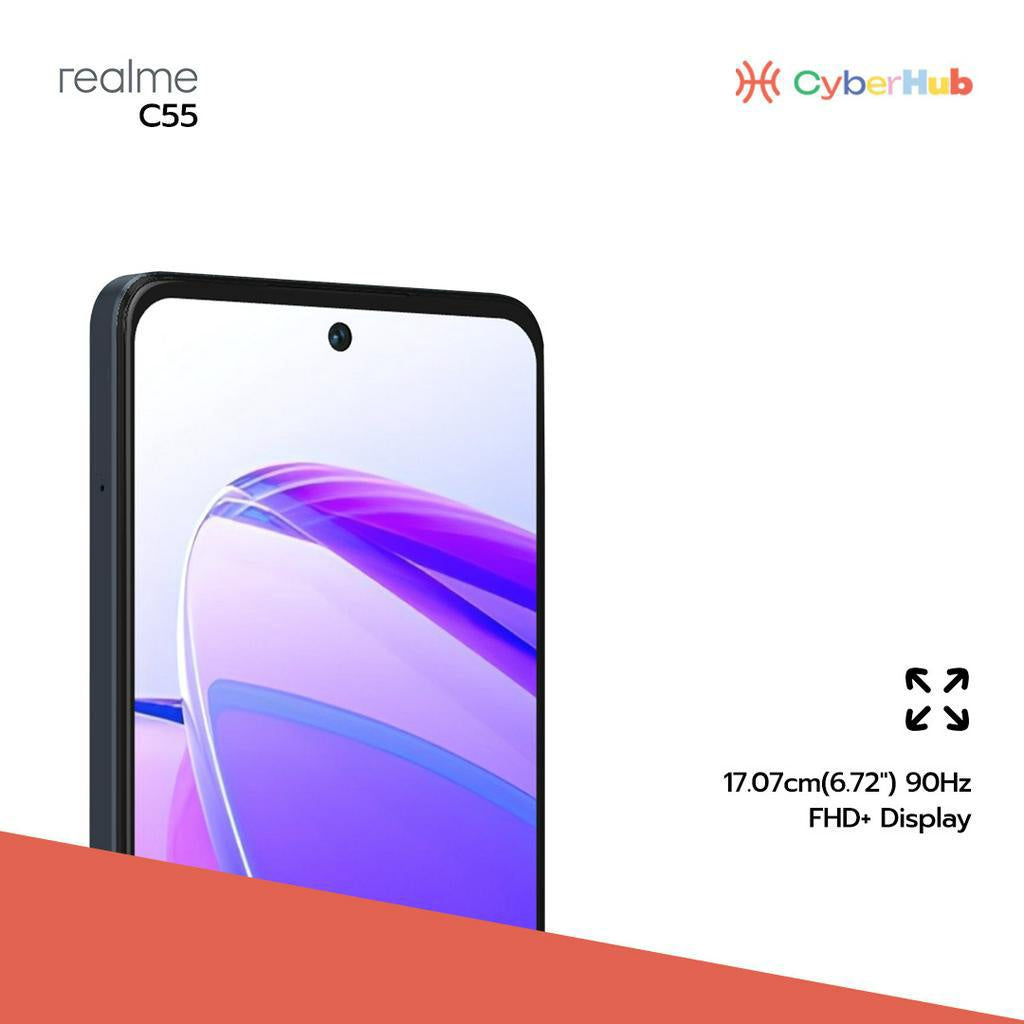 CYBERHUB Realme C55 6GB + 128GB/ 8GB + 256GB