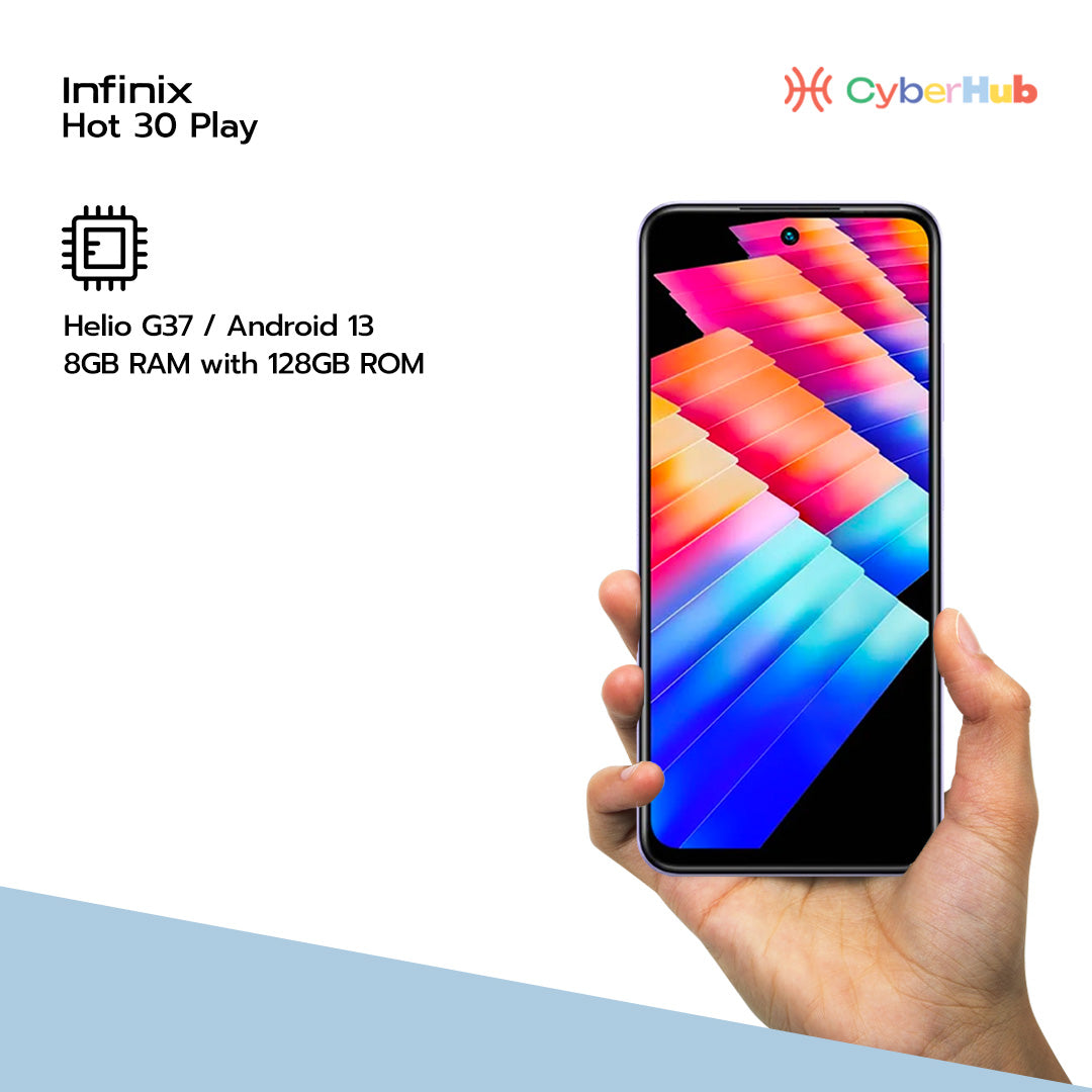 CYBERHUB Infinix Hot 30 Play 8GB + 128GB