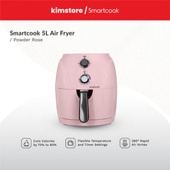 [OPEN BOX] SMARTCOOK SM2359 5L Air Fryer - Powder Rose