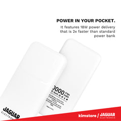 [OPEN BOX] Jaguar Electronics PB680 V2 10000mAh Power Bank 18W PD/QC 3.0 Fast Charging Type-C