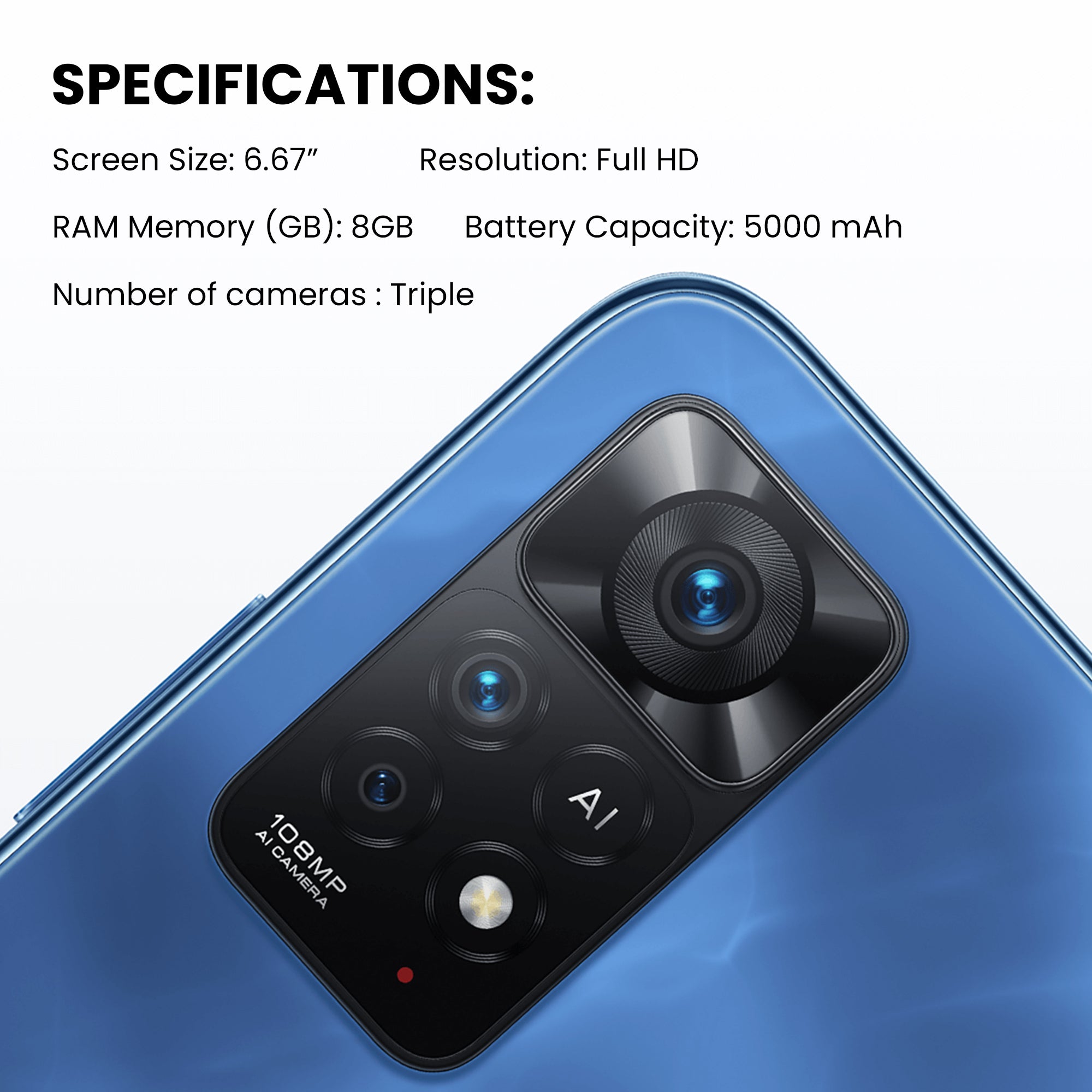 [OPEN BOX] XIAOMI Redmi Note 11 Pro 5G (8GB/128GB) - Graphite Gray