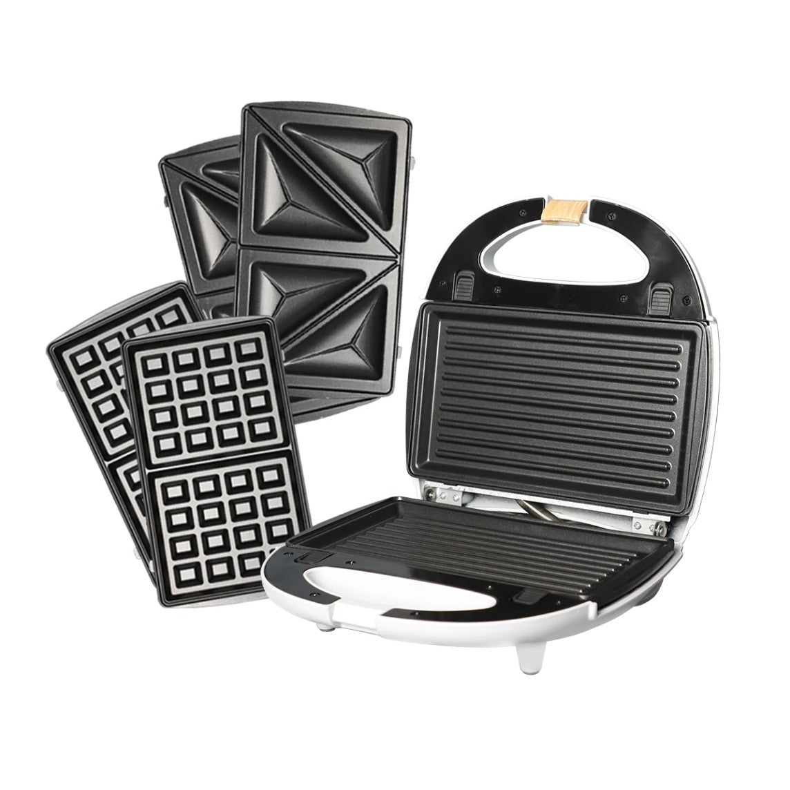 [OPEN BOX] Kazumi Prescook 3in1 Sandwich, Waffle Maker and Grill