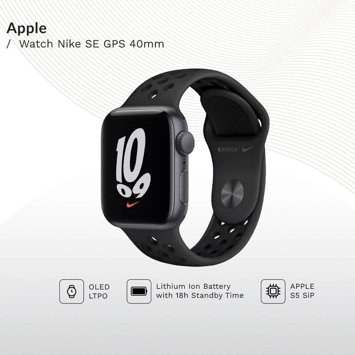 APPLE Watch Nike SE GPS with Nike Sport Band