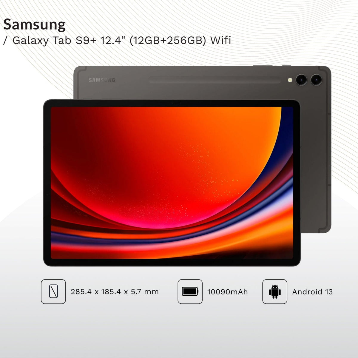 SAMSUNG Galaxy Tab S9+  WiFi (X810)