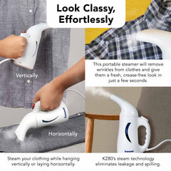 [OPEN BOX] KAZUMI KZ80 Handheld Garment Steamer