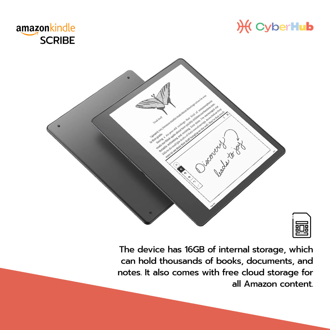 CYBERHUB Amazon Kindle Scribe + Prime Pen 16GB, 32GB, 64GB