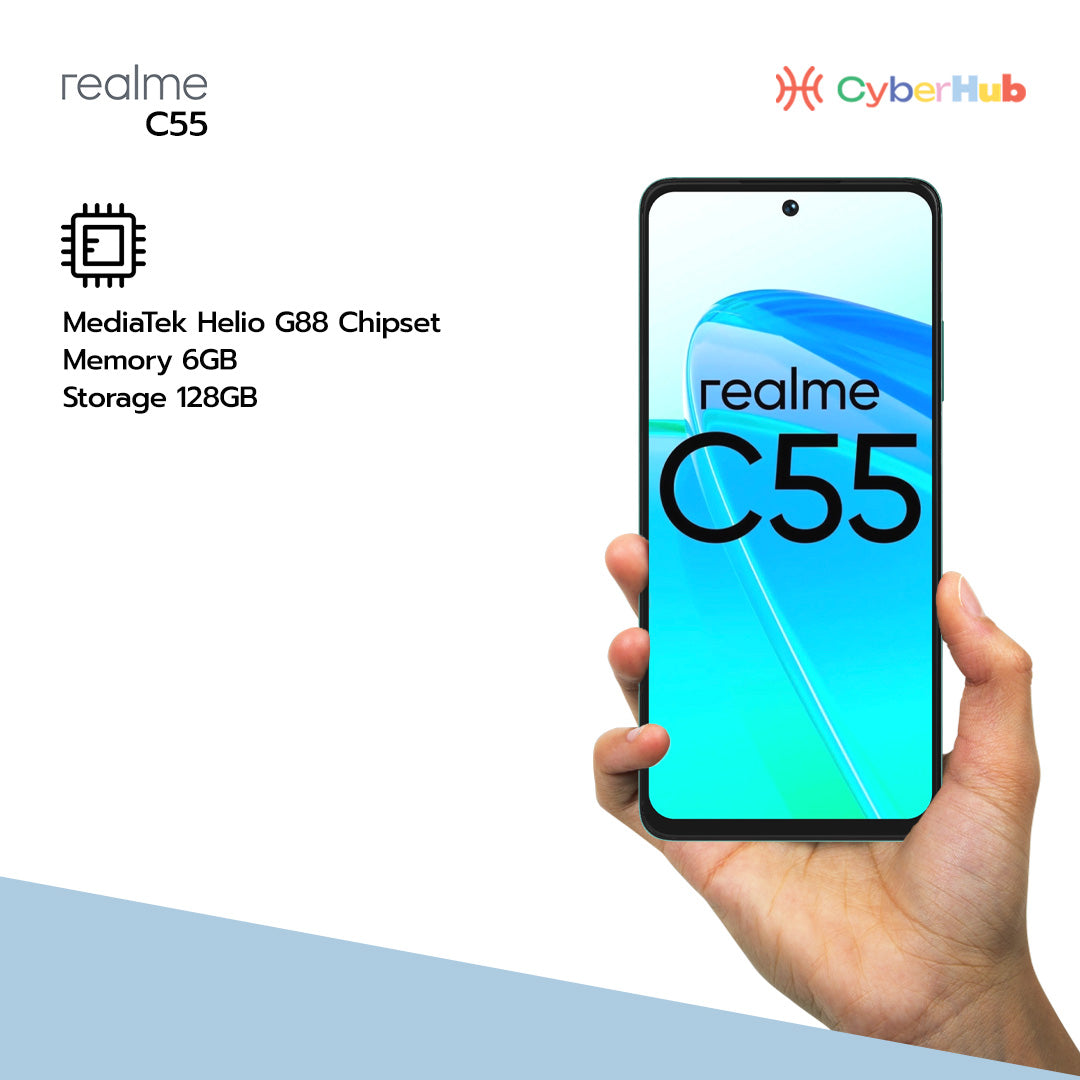 CYBERHUB Realme C55 128GB, 256GB