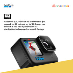 CYBERHUB GoPro Hero 10 Black Action Camera