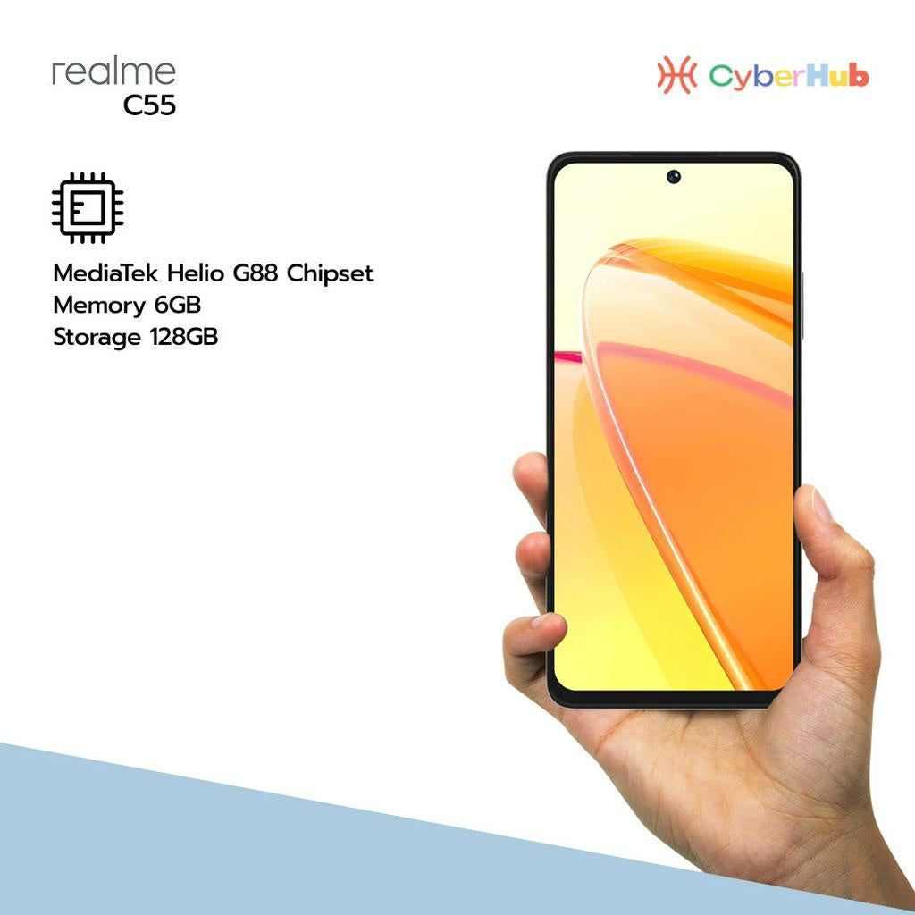 CYBERHUB Realme C55 6GB + 128GB/ 8GB + 256GB