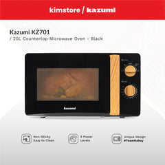 [OPEN BOX] Kazumi KZ701 20L Countertop Microwave Oven