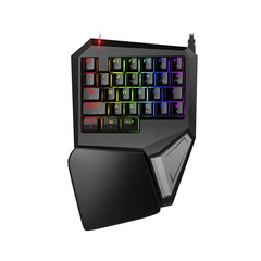 CYBERHUB DELUX T9 Plus Gaming Mechanical Keypad / RGB Backlight / USB Only - Black