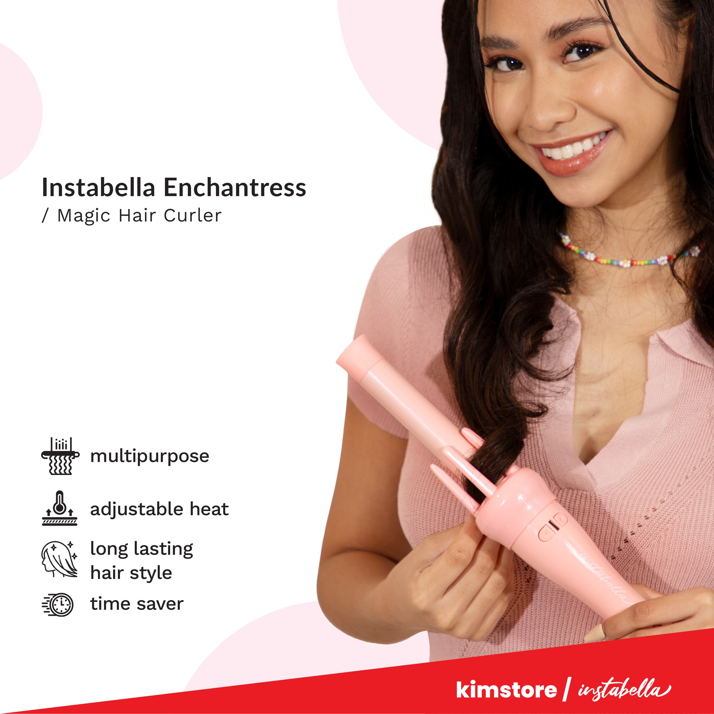 [OPEN BOX] Instabella Enchantress Magic Hair Curler HC-473