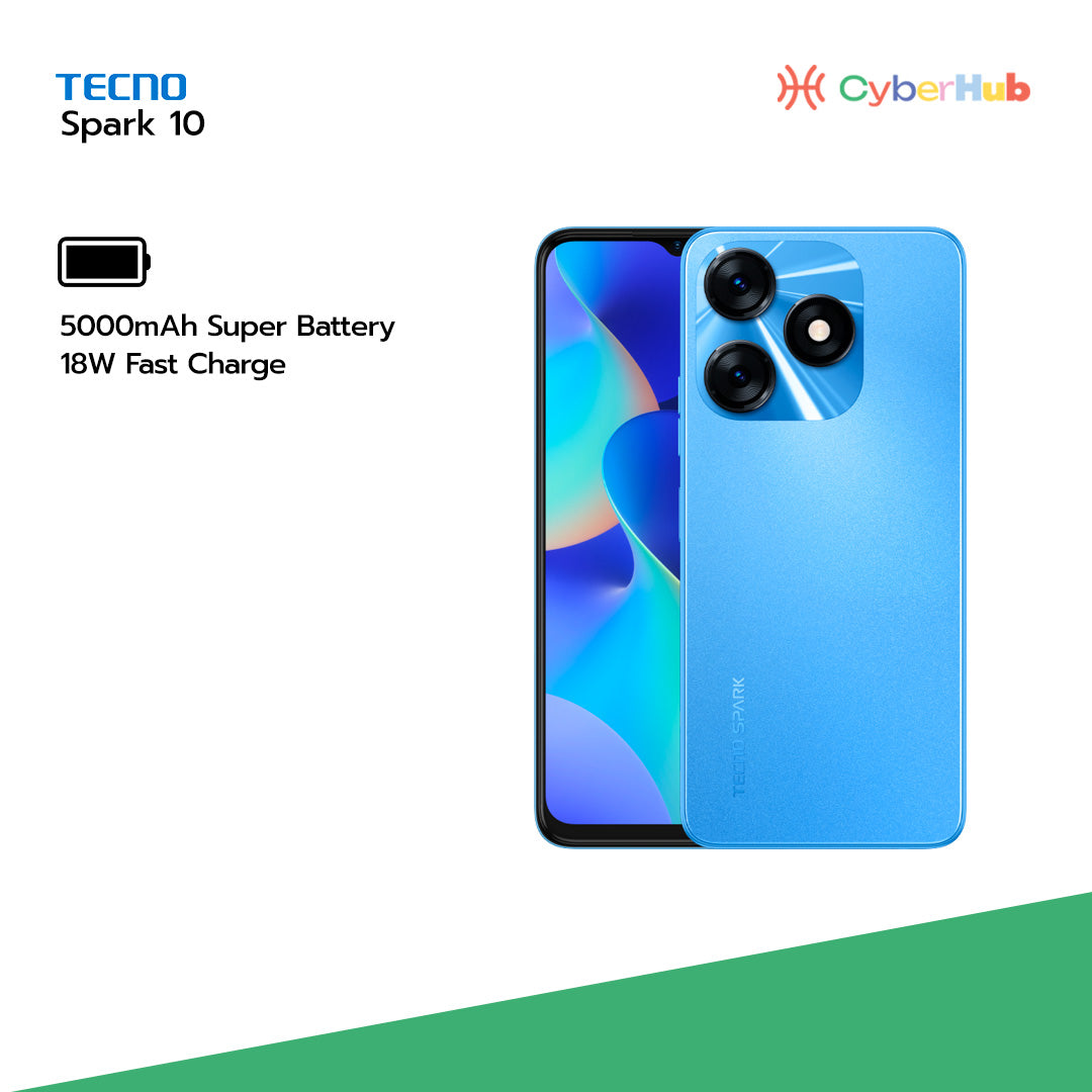 CYBERHUB Tecno Spark 10 4GB + 128GB / 8GB + 128GB