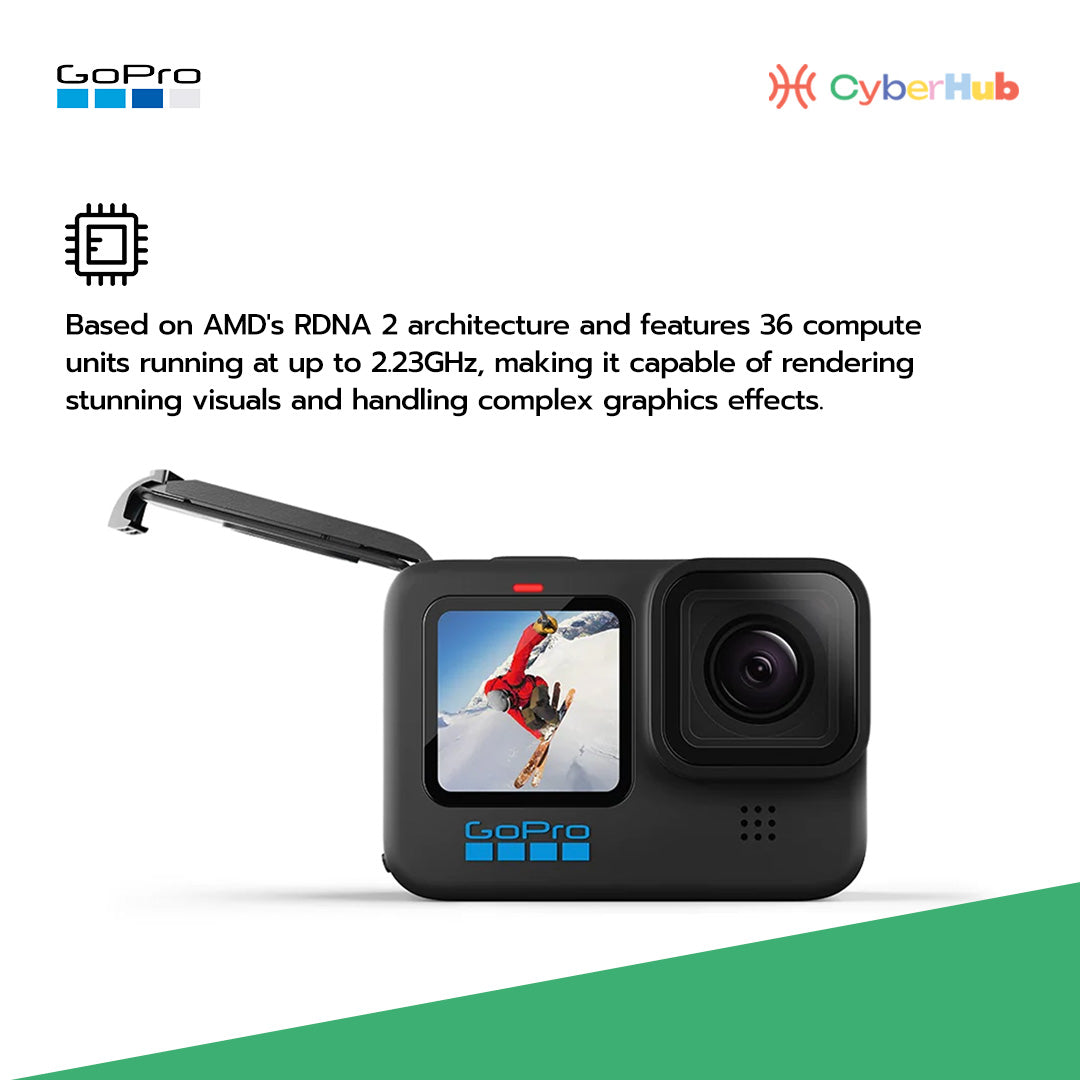 CYBERHUB GoPro Hero 10 Black Action Camera