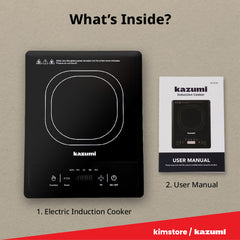 [OPEN BOX] Kazumi KZ-IC54 Induction Cooker 2200W - Black