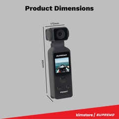 [OPEN BOX] [B] Supremo Ultra HD Pocket Action Camera