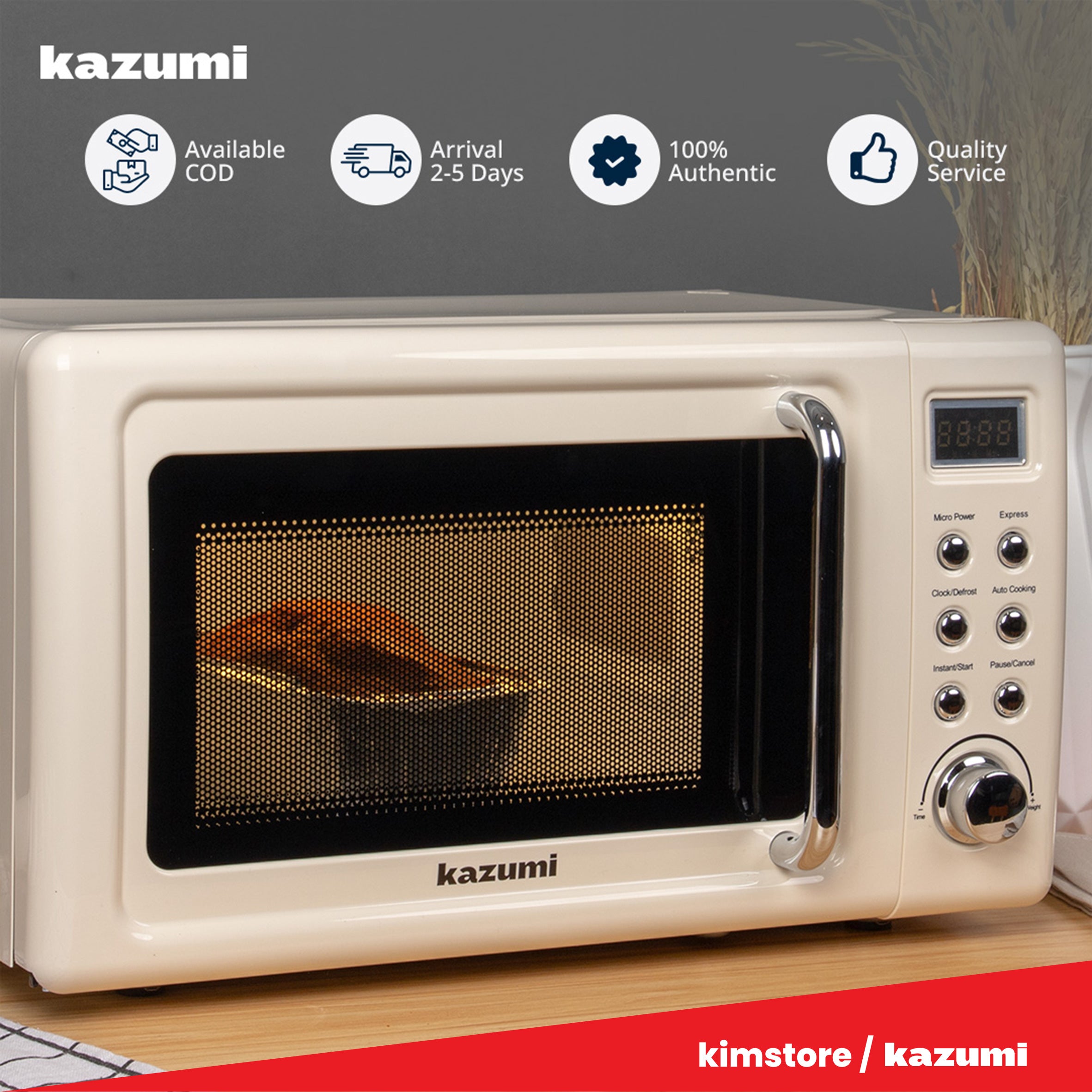 Kazumi KZ-707 20L Digital Microwave Oven