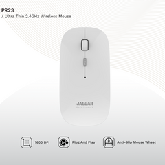 Jaguar Electronics PR23 Ultra Thin 2.4GHz Wireless Mouse