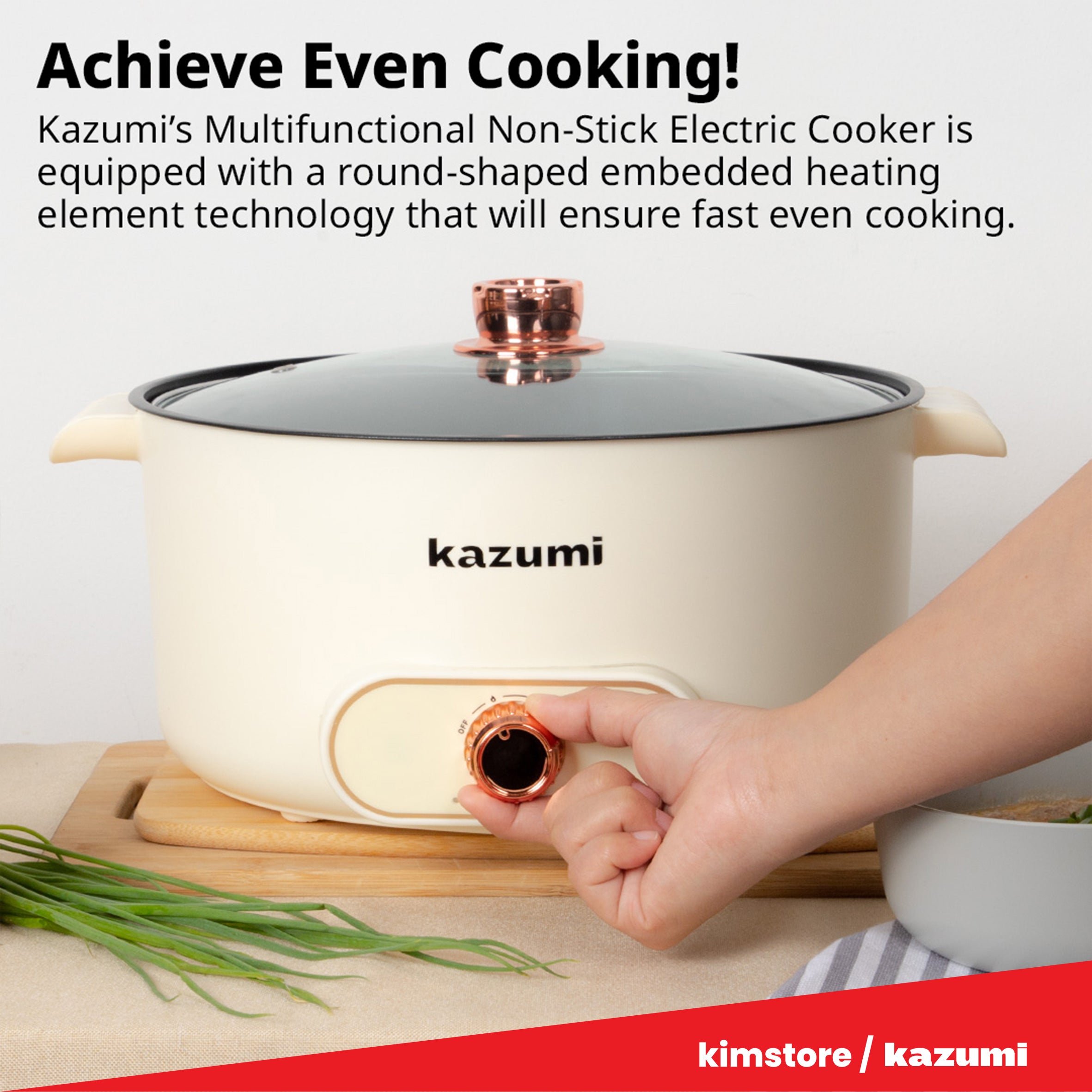 Kazumi KZ-310 5.0L Multifunctional Non-Stick Electric Cooker