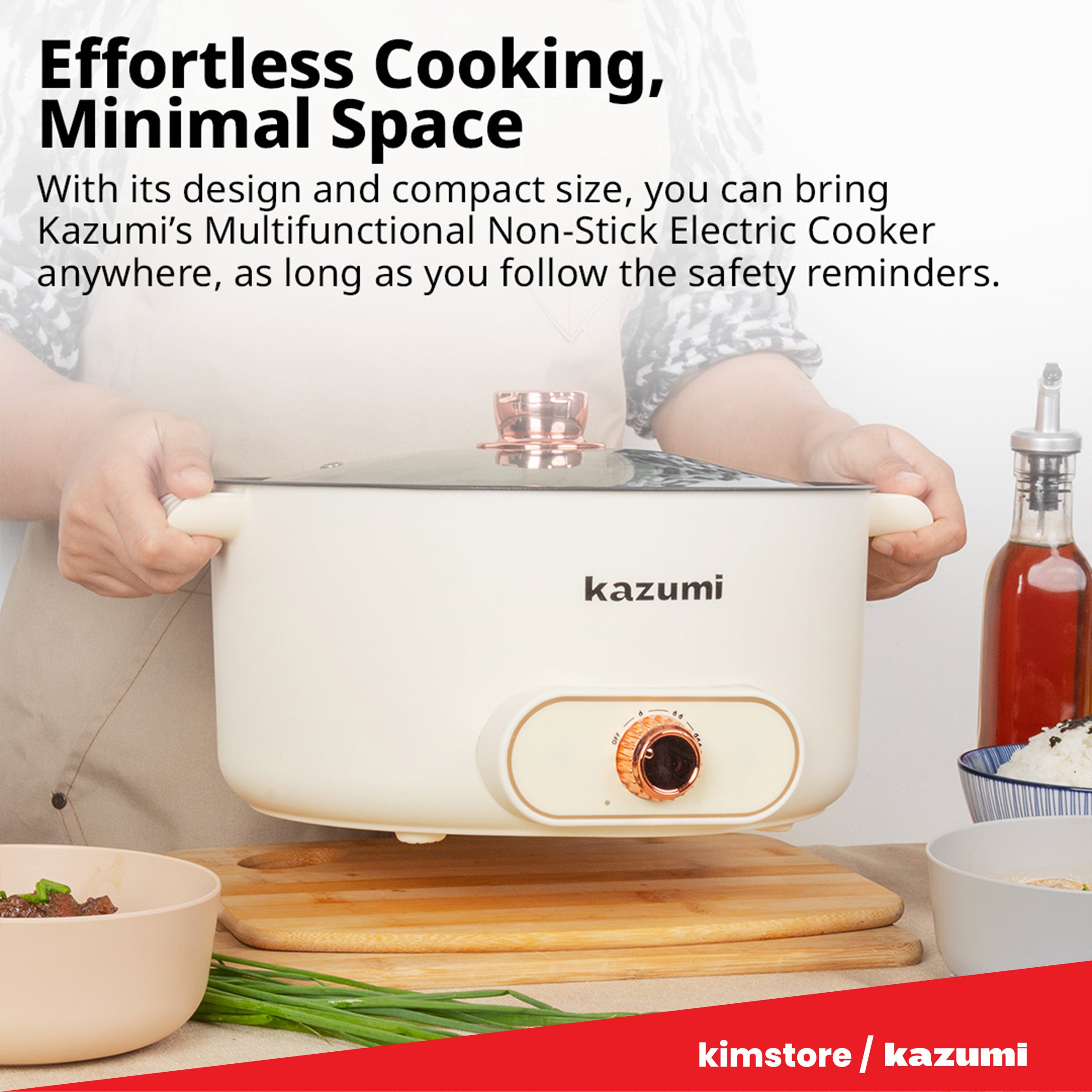 Kazumi KZ-310 5.0L Multifunctional Non-Stick Electric Cooker