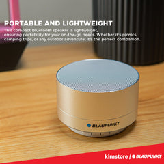 Blaupunkt Aluminum BT Speaker with LED