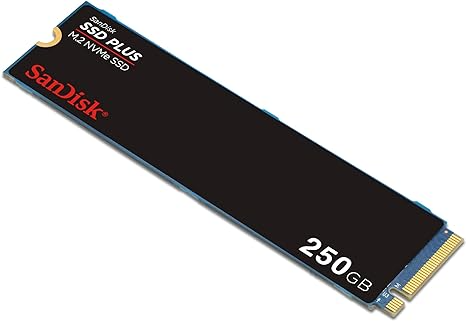 SanDisk Plus NVMe SSD, PCIe Gen 3.0, M.2 2280-S3-M, Speeds up to SR2400MB/s, SW1500MB/s, 3Y