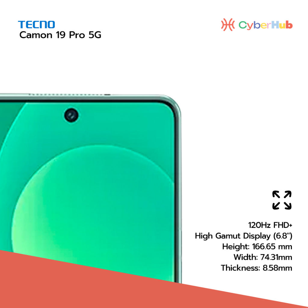 CYBERHUB Tecno Camon 19 Pro 5G (8GB+128GB)