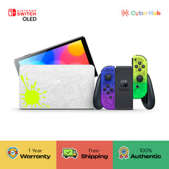 CYBERHUB Nintendo Switch OLED 64GB Splatoon 3 (Blue/Green)