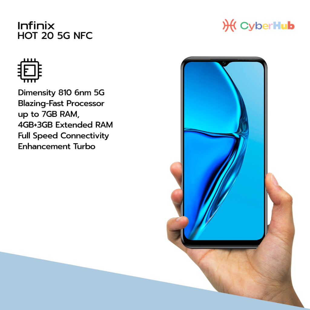 CYBERHUB Infinix HOT 20 5G NFC (4GB/128GB)