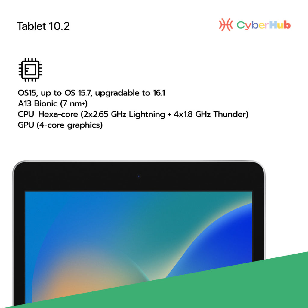 CYBERHUB Tablet 10.2" 9th Gen 64GB, 256GB w/ Warranty