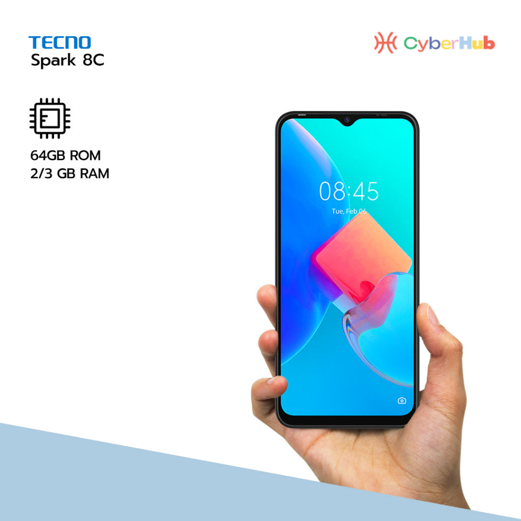 CYBERHUB Tecno Spark 8C 64GB+128GB