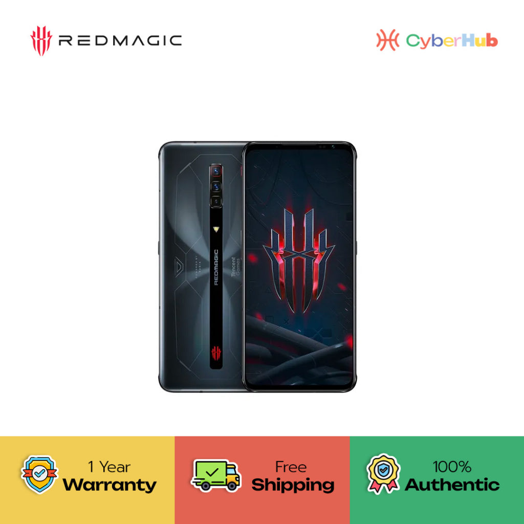 CYBERHUB Nubia RedMagic 6s Pro 128GB, 256GB Black