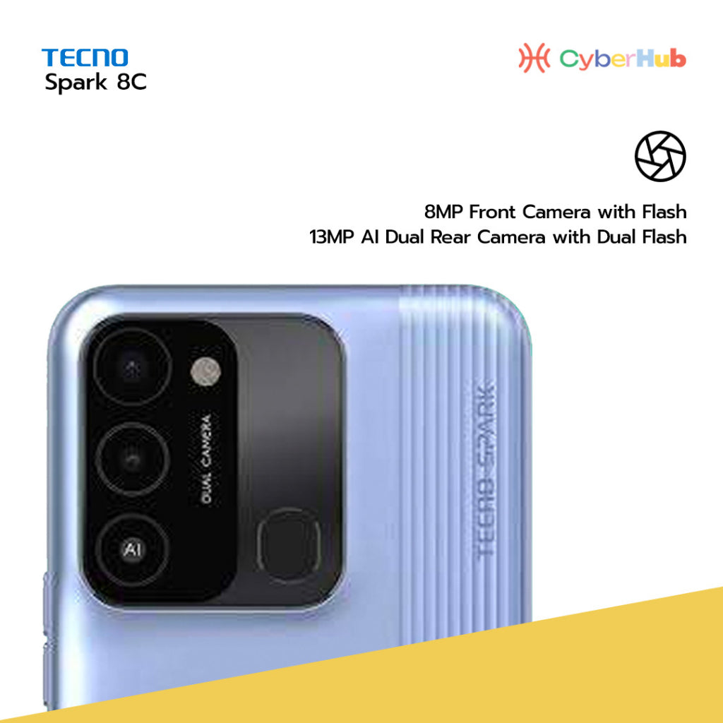 CYBERHUB Tecno Spark 8C 64GB+128GB