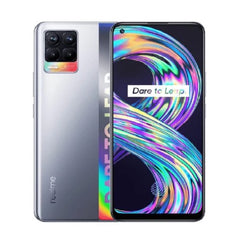 CYBERHUB Realme 8 (8+128Gb) Silver & Black