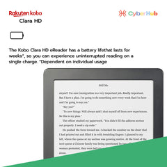 CYBERHUB Kobo Clara 6 Inch HD E-Reader 8GB